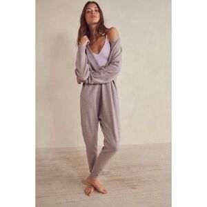 NWT Free People Throwback Long Johns Ivory Large